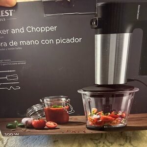Mixer and Chopper - Black and Silver